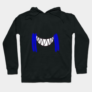 Blue Stripe Shark Mouth Hoodie